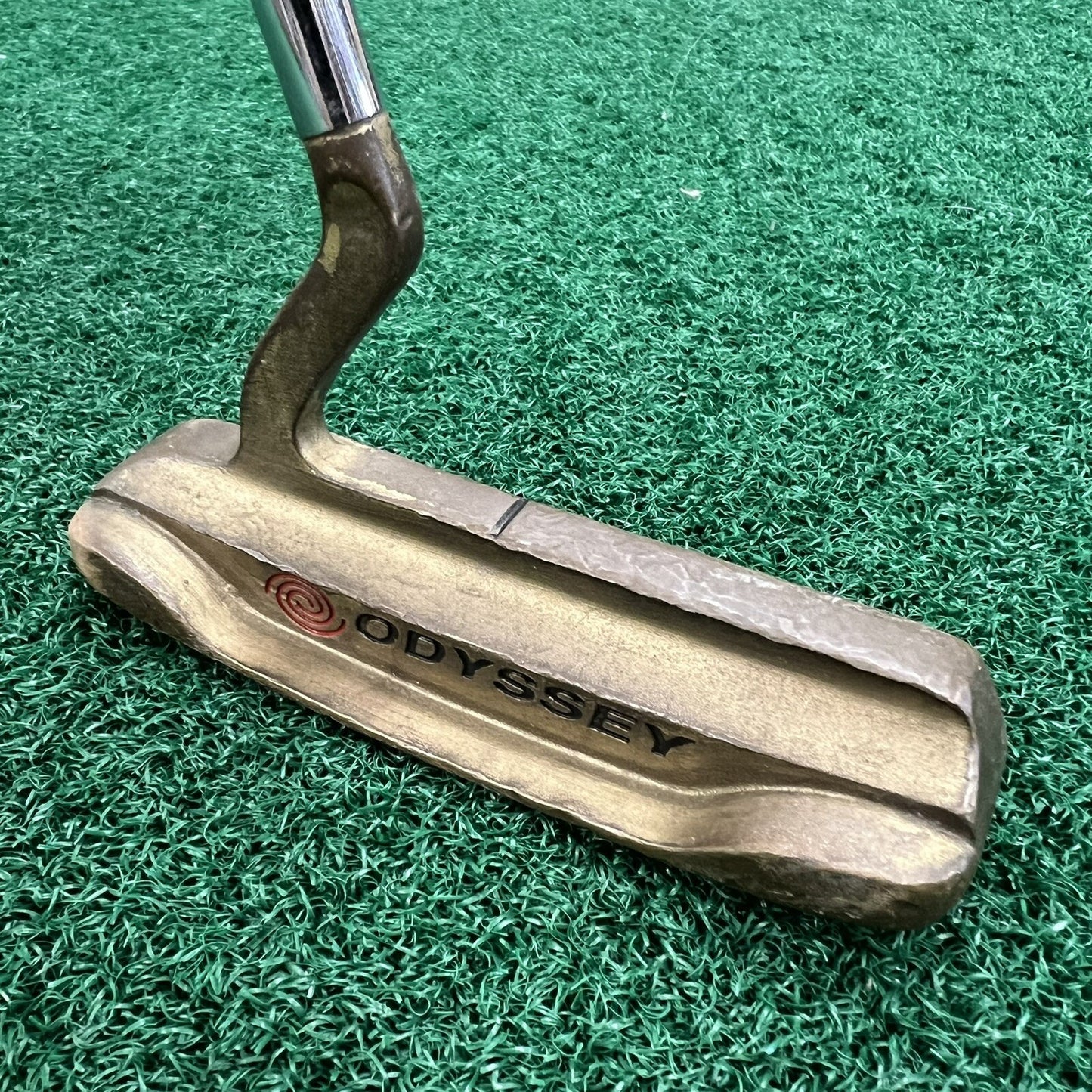 Odyssey Dual Force 665 Brass Putter 35 Inches Steel Shaft Right Handed
