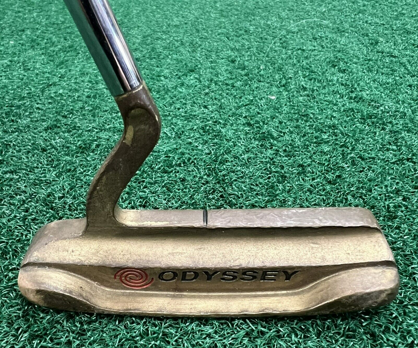 Odyssey Dual Force 665 Brass Putter 35 Inches Steel Shaft Right Handed