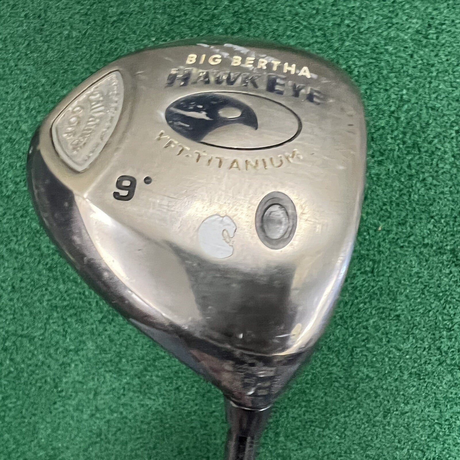 Callaway Big Bertha Hawkeye VFT Titanium 9 Degree Men's Right Hand Regular Flex