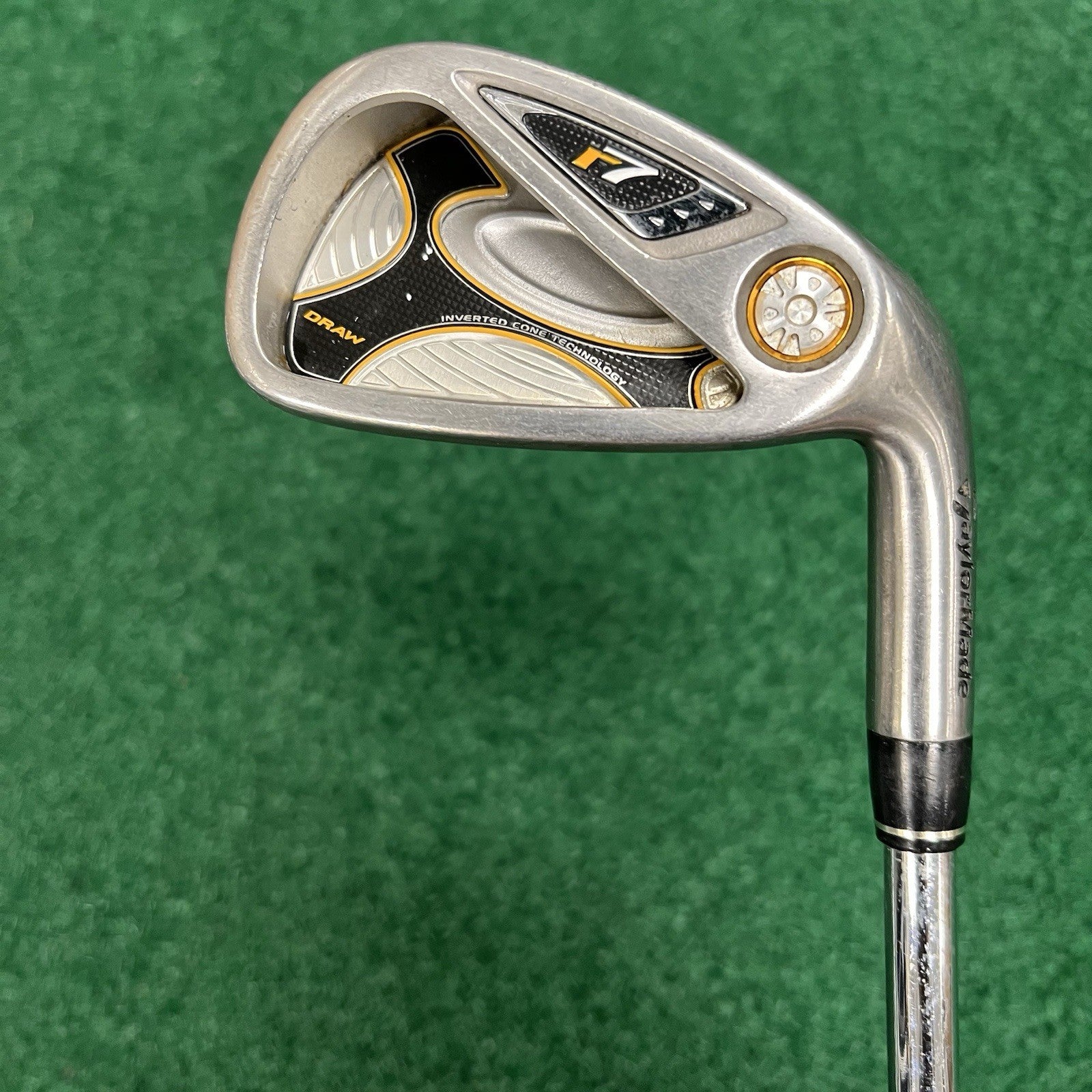 TaylorMade r7 Draw 4 Iron RH TaylorMade Stiff Flex Steel Shaft Men's Right Hand